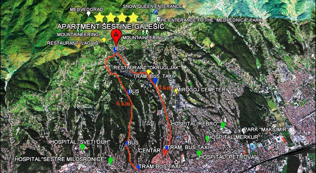 Apartman Sestine 萨格勒布 外观 照片